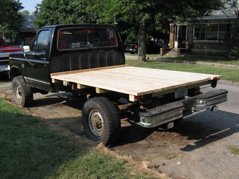 wooden flatbed plans